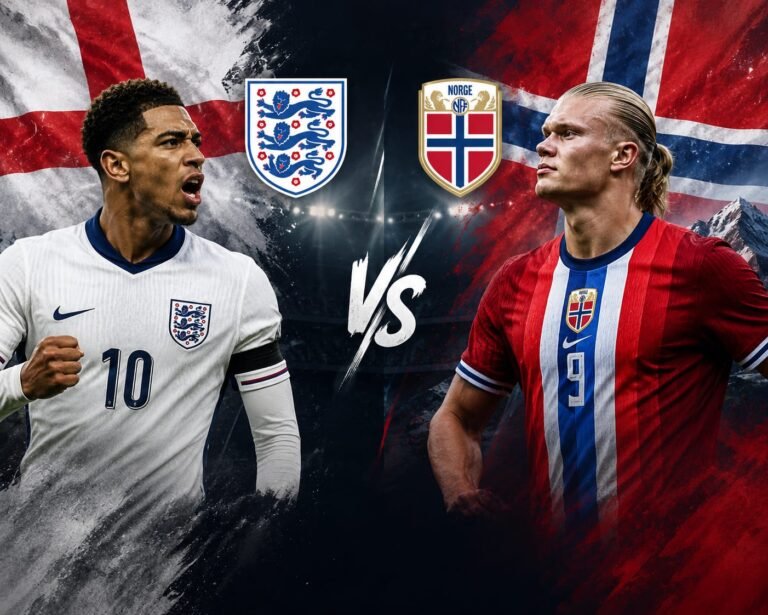 England vs Norway match