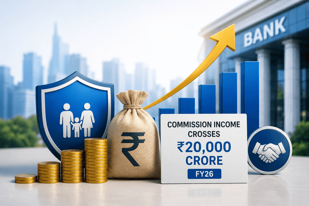 Major banks earn over ₹20,000 crore from insurance sales in FY26